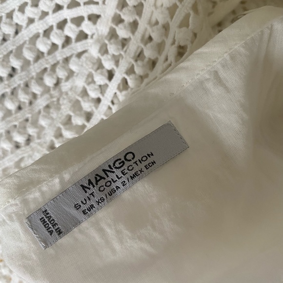 Mango white suit dress - Picture 3 of 11